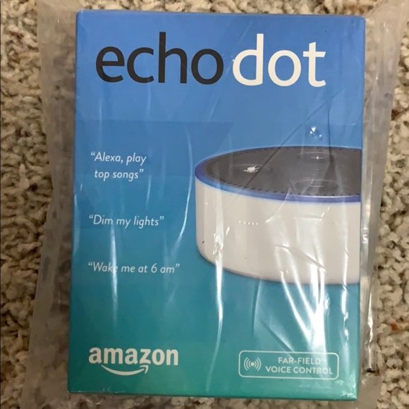 New Amazon Alexa echo dot 2nd gen second generation smart speaker home assistant - Picture 3 of 6